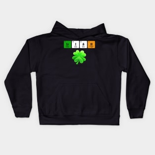 Funny Irish St Patrick_s Day Chemistry Science Kids Hoodie